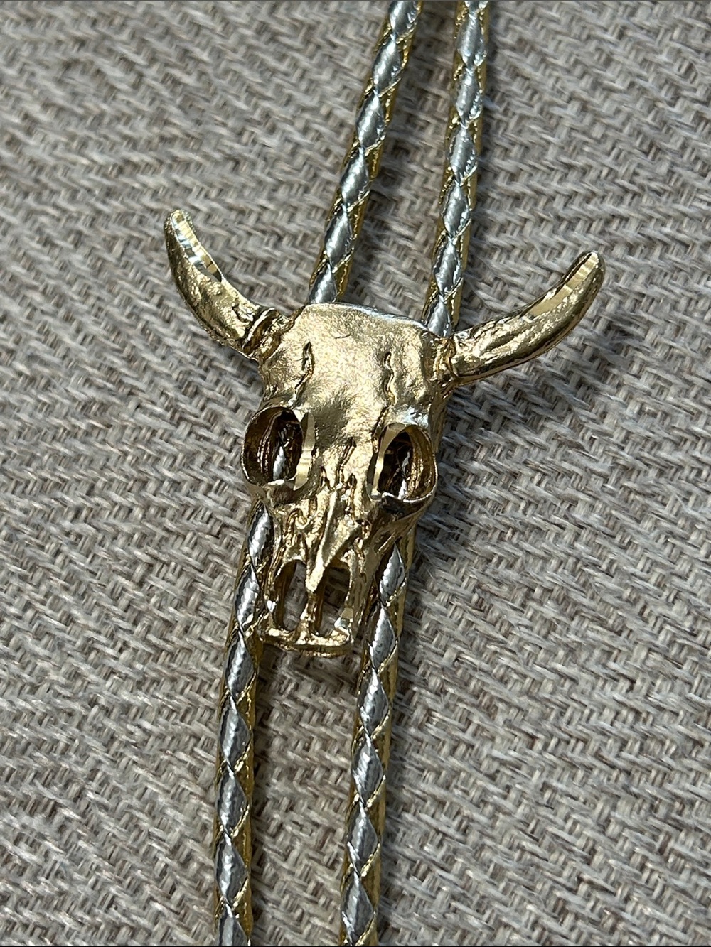 Bull Skull Western Bolo